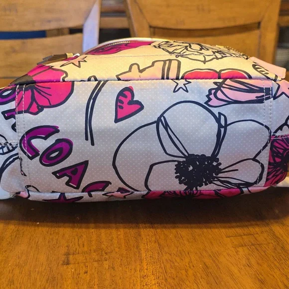 Coach Poppy Kyra Floral Backpack - Picture 6 of 16